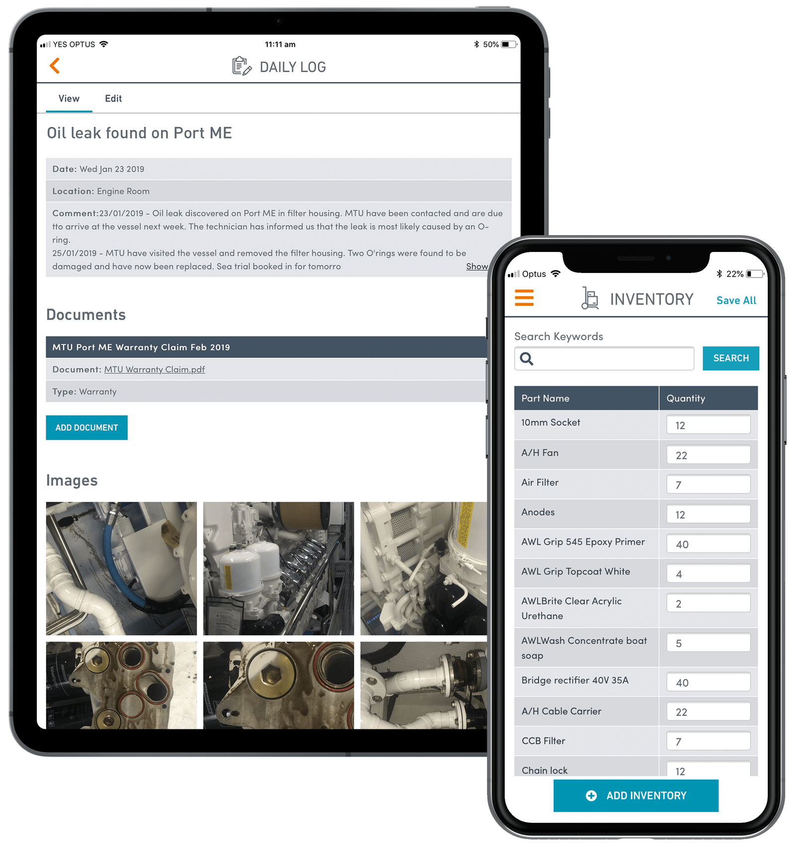 Seahub Yacht Maintenance Software